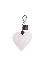 Lübech Living Heart Ornament padded xmas hvid - Fransenhome